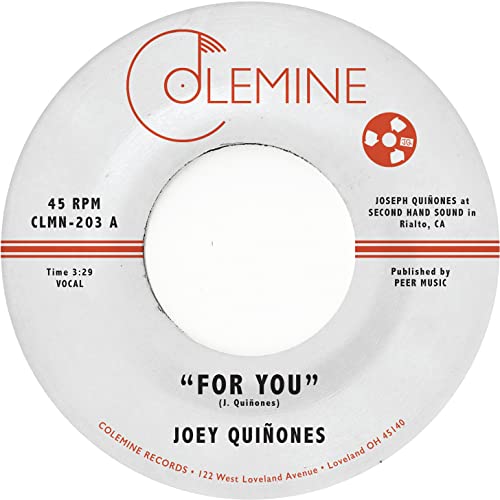 Joey Quinones - For You [7"] [VINYL]
