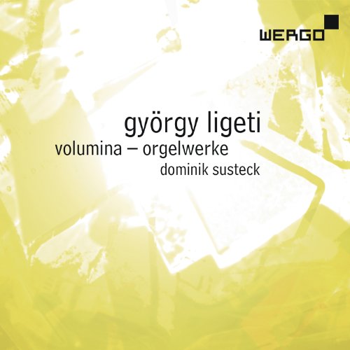 Yellow-tinted album cover with text "györgy ligeti" and "WERGO" logo.
