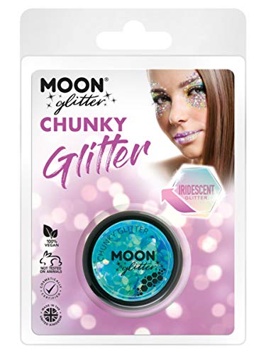 Moon Glitter Iridescent Chunky Glitter Blue