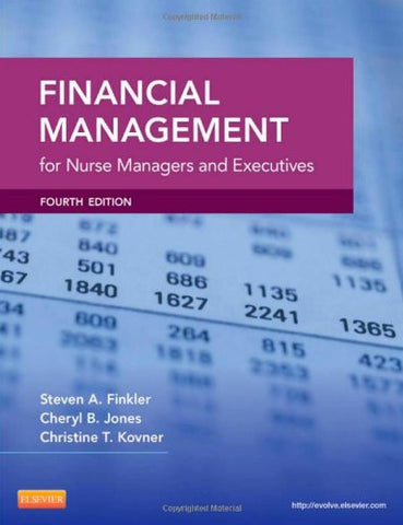 Cheryl Jones - Financial Management for Nurse Managers and Executives