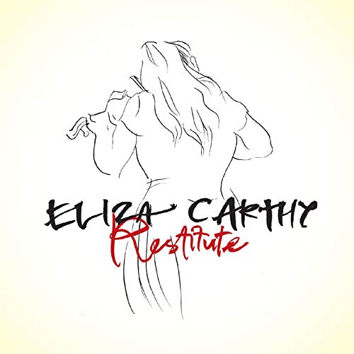 The image is an album cover with a simple line drawing of a woman and text. For accessibility purposes, a suitable alt text could be: "Album cover with sketch of a woman and title."