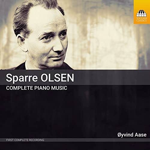 CD cover featuring a black-and-white portrait of Carl Gustav Sparre Olsen.