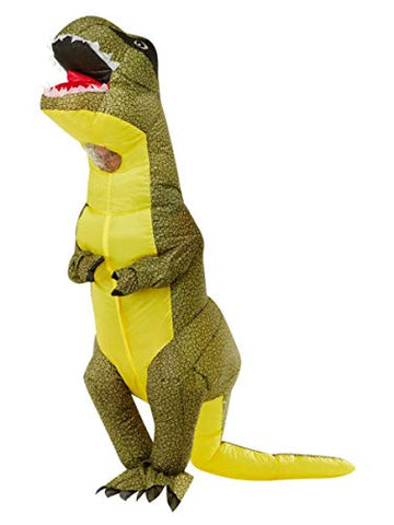 Inflatable T-Rex Costume Green - Gents