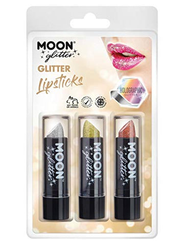 Moon Glitter Holographic Glitter Lipstick