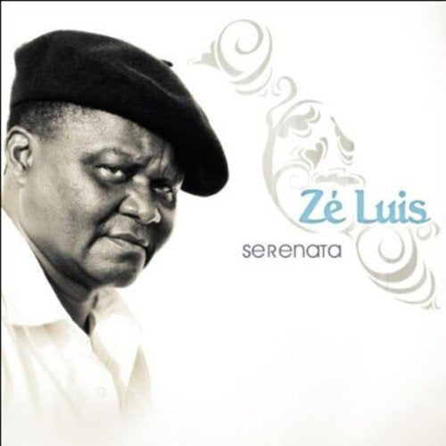 "CD cover with a man wearing a cap, 'Zé Luis Serenata' text, and floral design."