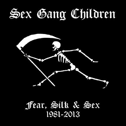 Black album cover with white skeleton graphic and gothic text.