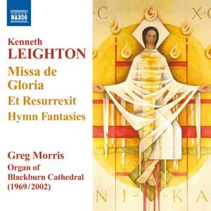 "CD cover with religious illustration and text listing artist and musical composition."