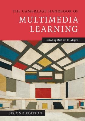 "The Cambridge Handbook of Multimedia Learning" book cover with abstract geometric design and red header.