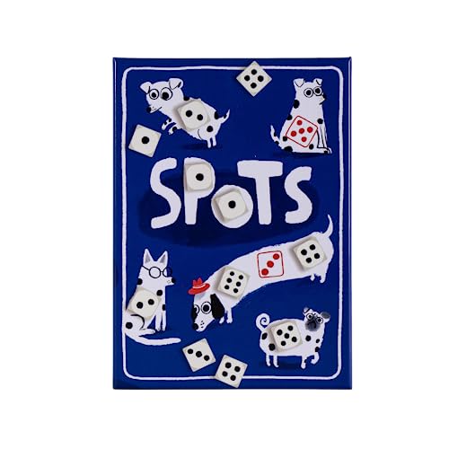 Spots - A game about rolling dice, pushing your luck and dogs - For ages 10+. 1-4 Players, 20-30 minutes play time
