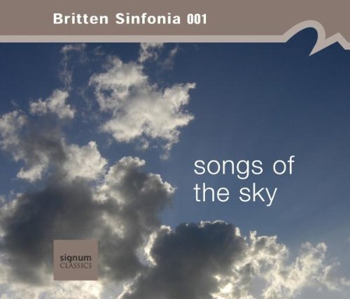 A CD cover featuring a cloudy sky with the text "songs of the sky".