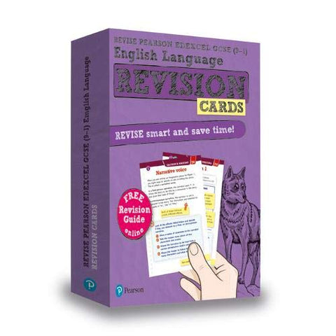 Revise Pearson Edexcel GCSE (9-1) English Language Revision Cards: includes free online edition of revision guide (REVISE Edexcel GCSE English 2015)