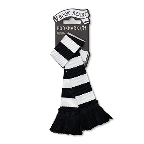 IF Book Scarf Bookmark - Black & White