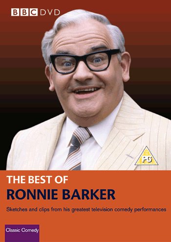 DVD cover featuring Ronnie Barker in a suit, smiling, with text and logos.