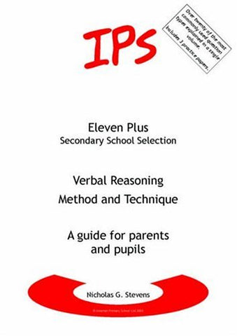 Nicholas Geoffrey Stevens - Verbal Reasoning - Method and Technique