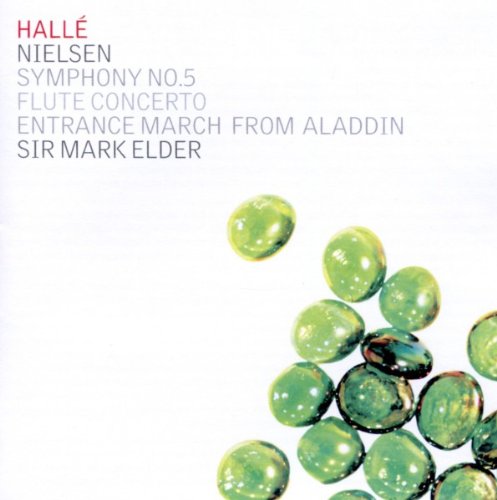 A white album cover with green marbles and black and red text.