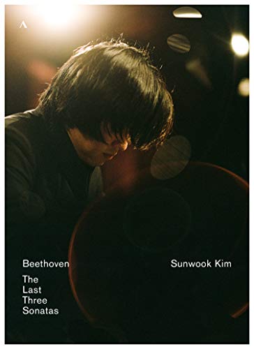 DVD cover featuring a man playing piano, with text "Beethoven: The Last Three Sonatas".