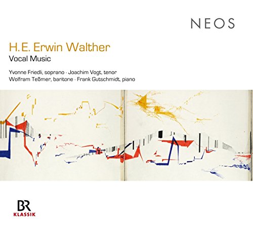 A CD cover featuring abstract red, blue, and yellow lines on a white background.