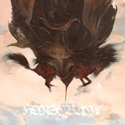 Dark olive green album cover with illustration of a bull-like creature and gothic text.