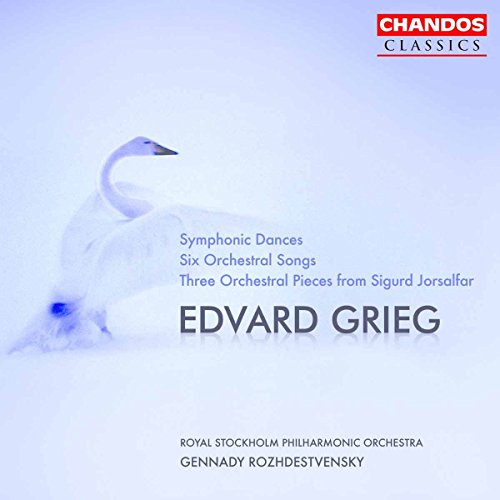 CD cover featuring a white swan on a light blue background.
