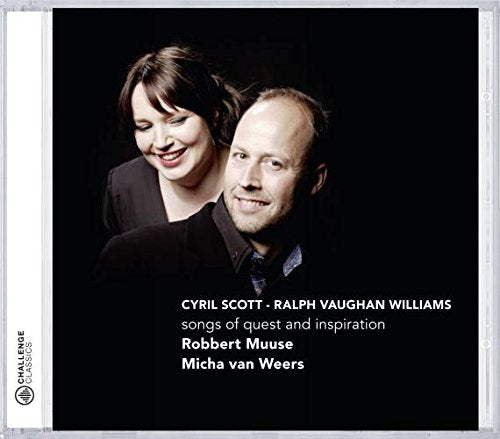 CD cover featuring a man and woman against a black background with white text.