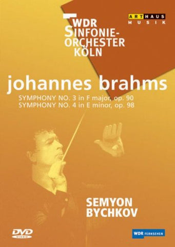 Semyon Bychkov Conducts Brahms: Symphonies Nos 3 & 4 [DVD]