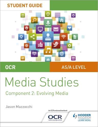 The image shows a textbook cover with a white background and colorful icons.