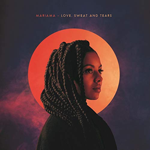 Album cover featuring a woman with braids against an orange circle and dark background.