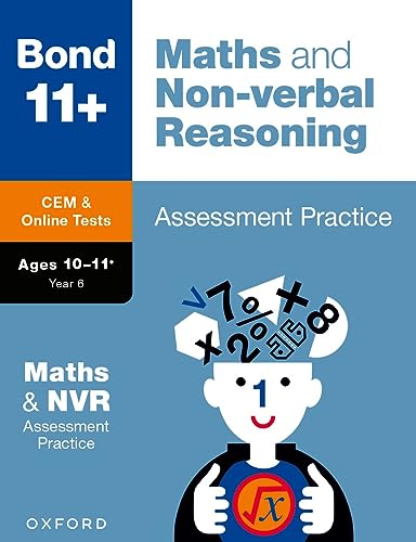 Bond 11+ CEM Maths & Non-verbal Reasoning Assessment Papers 10-11+ Years