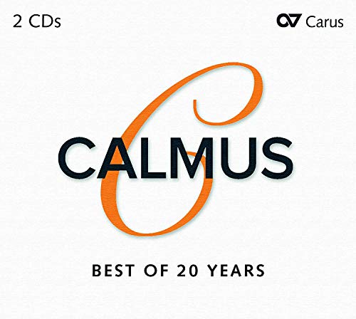 White album cover with "CALMUS" and orange "C" logo, featuring "2 CDs" text.