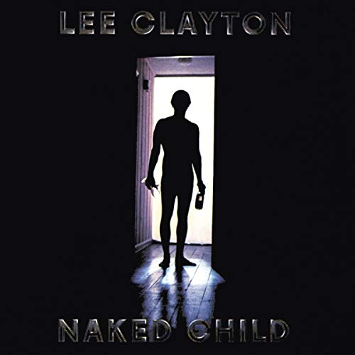 Album cover with silhouette of man in doorway, holding objects, on black background.