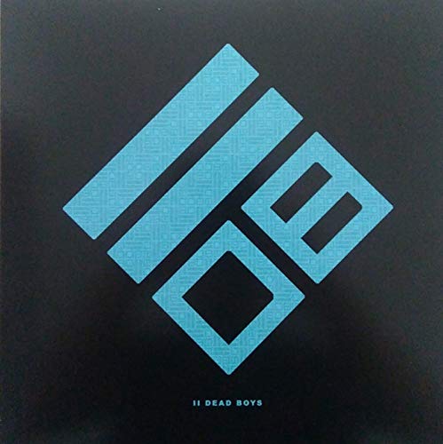 Black vinyl record cover with blue geometric logo and "II Dead Boys" text.