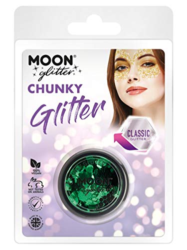 Moon Glitter Classic Chunky Glitter Green