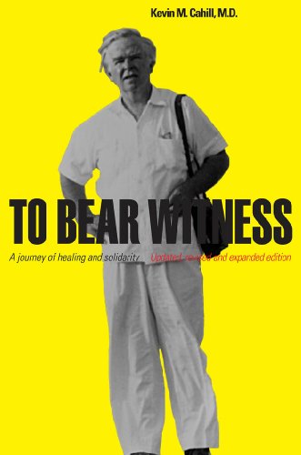 The image is a book cover featuring a man in medical attire against a bright yellow background.