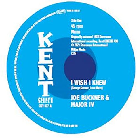 Joe Buckner & Major Iv / Hal Frazier - I Wish I Knew c/w I Stand Blue [7 inch] [VINYL]