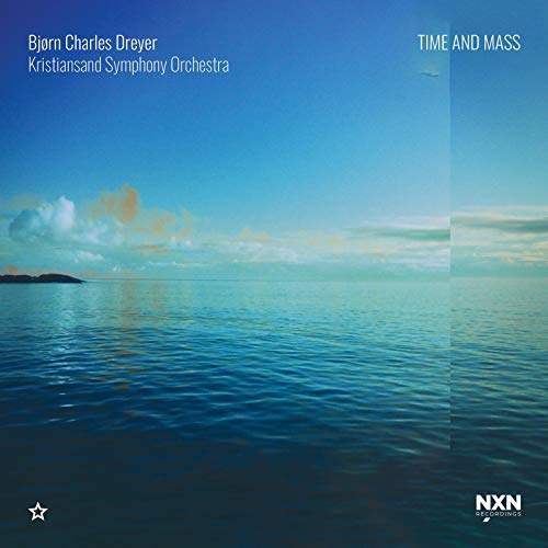 "Album cover featuring a calm ocean scene with blue sky and white clouds."