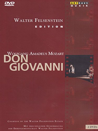Red DVD cover with "Don Giovanni" title, featuring a scene from the opera.