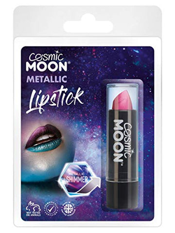 Smiffys Cosmic Moon Metallic Lipstick, Pink