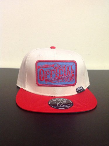 Official Beige And Red Snapback
