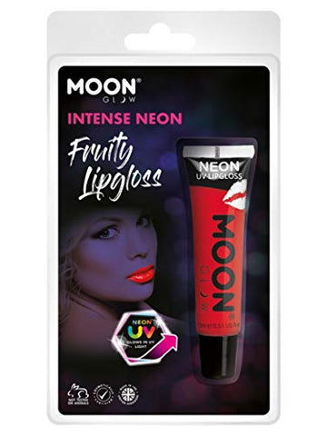Moon Glow Intense Neon UV Fruity Lipgloss Red