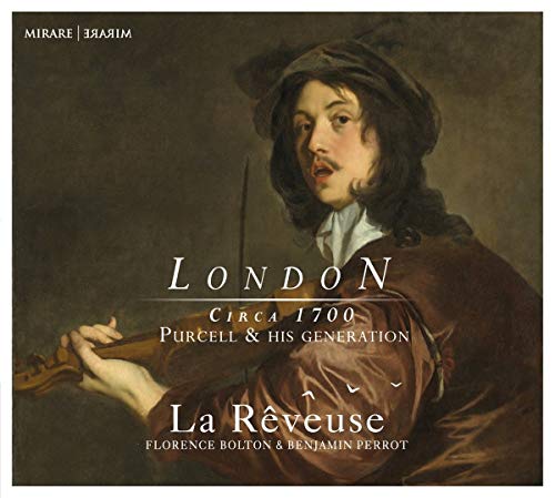 "CD cover with a portrait of a man from the 17th century."