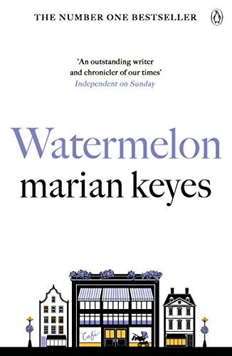 Book cover with lime green background, featuring "Watermelon" title and two watermelon slices illustration.