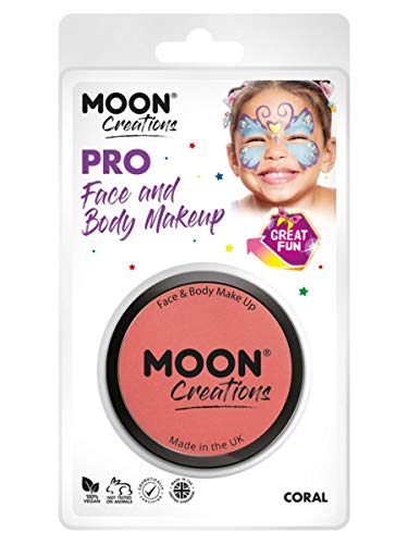 Moon Creations Pro Face Paint Cake Pot Coral