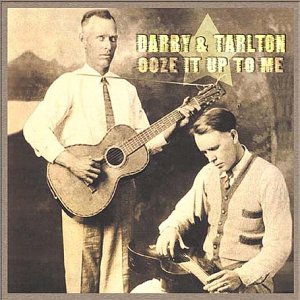 Sepia-toned album cover with two men holding stringed instruments, Darby & Tarlton's name visible.