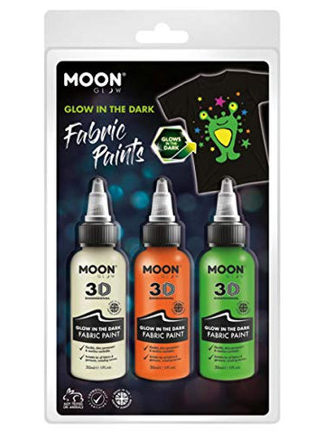 Moon Glow - Glow in the Dark Fabric Paint