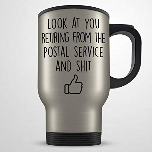 Postal Retirement Present for Men and Women Retired Postal Present Postal Retirement Mug Worker Retiring Present Postal Worker Travel Mug 15oz Coffee Mug Tea Cup Holiday Present