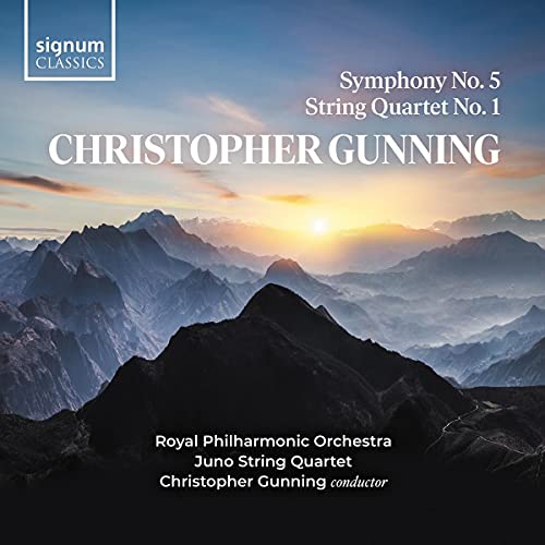 Christopher Gunning - Christopher Gunning: Symphony No. 5. String Quartet No. 1 [CD]
