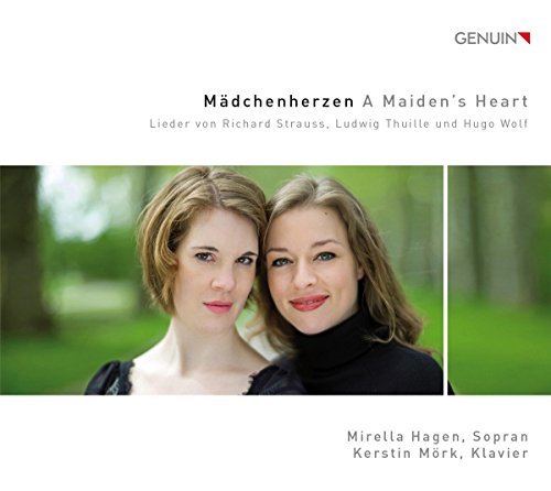 "CD cover featuring two women, one in white, one in black, outdoors."