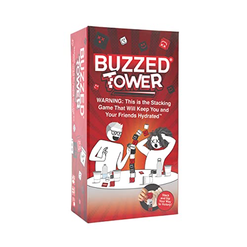 WHAT DO YOU MEME? Buzzed Tower - Stack 'n Sip: Buzzed Tower combines block stacking with fun challenges, creating an epic party game! From