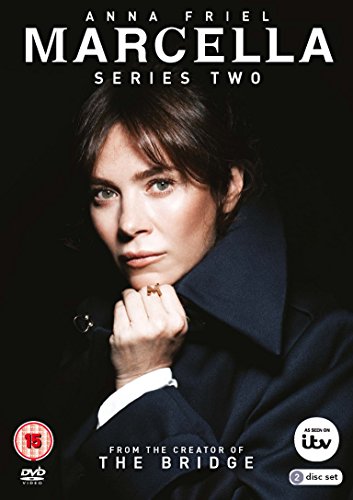 DVD cover for "Marcella Series 2" featuring a woman in a dark coat.