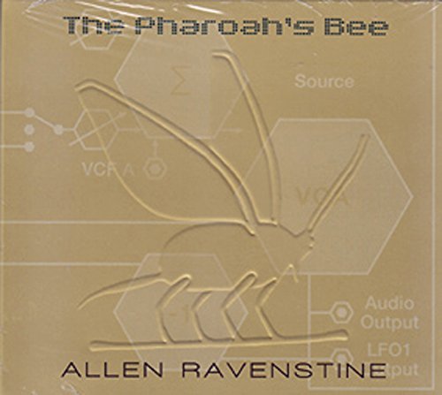 "Brown album cover with a stylized bee and circuit diagrams, titled 'The Pharoah's Bee'."